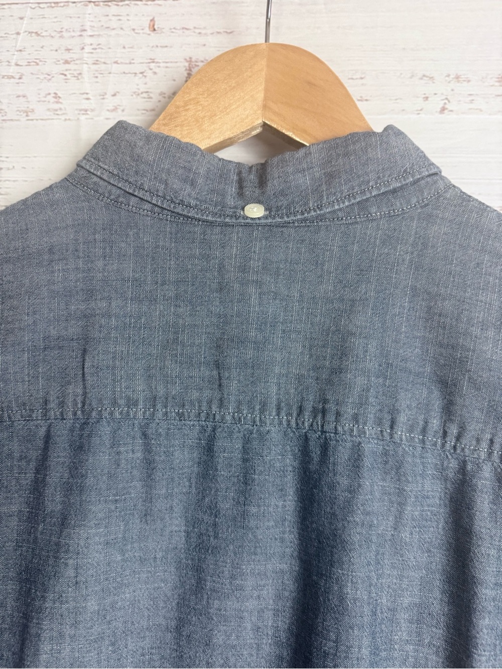 J. Crew Blue Chambray Button-Down Shirt - Picture 5 of 10